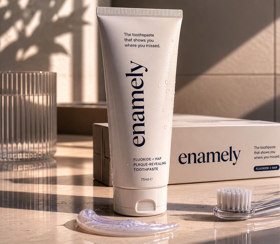 Enamely toothpaste tube